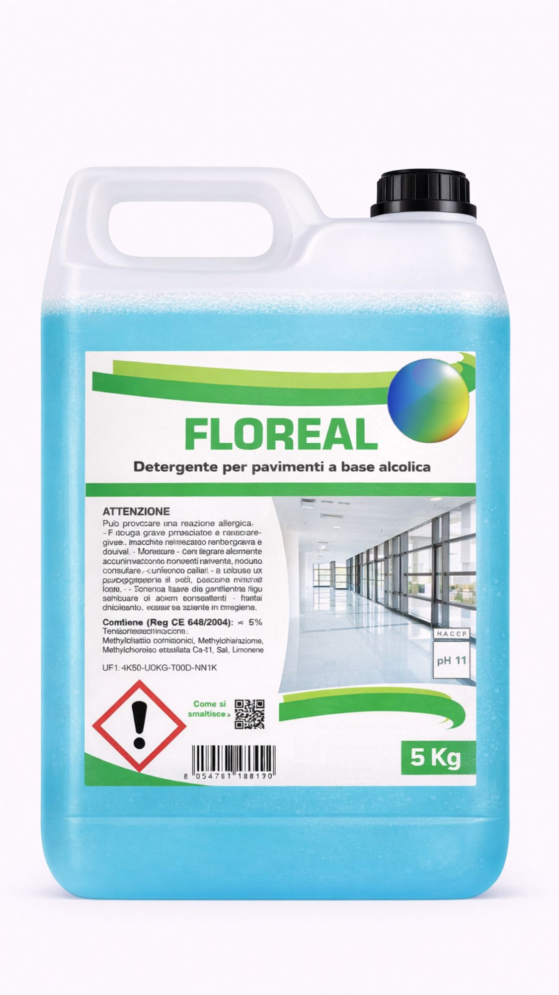 lavapavimenti 5kg ALCOLICO PROFUMATO